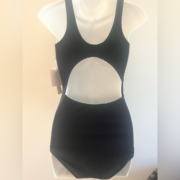 Black One Piece Bathing Suit - Picture 6 of 8